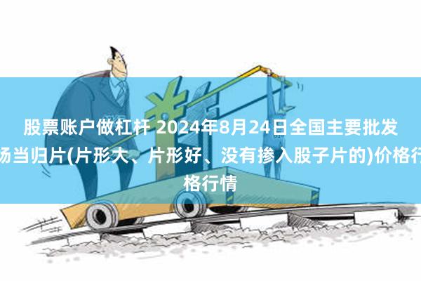 股票账户做杠杆 2024年8月24日全国主要批发市场当归片(片形大、片形好、没有掺入股子片的)价格行情