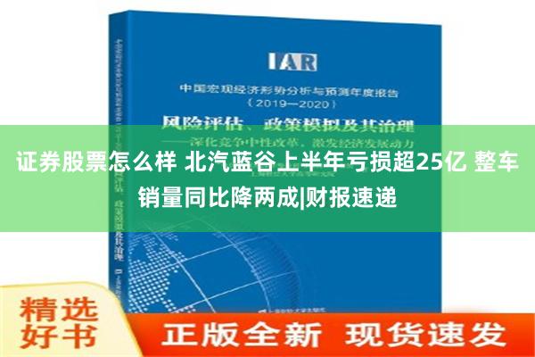 证券股票怎么样 北汽蓝谷上半年亏损超25亿 整车销量同比降两成|财报速递