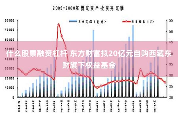 什么股票融资杠杆 东方财富拟20亿元自购西藏东财旗下权益基金