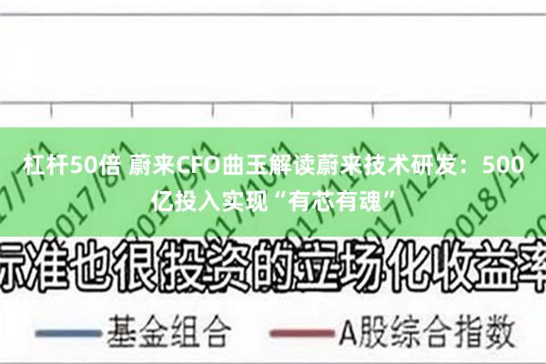 杠杆50倍 蔚来CFO曲玉解读蔚来技术研发：500亿投入实现“有芯有魂”