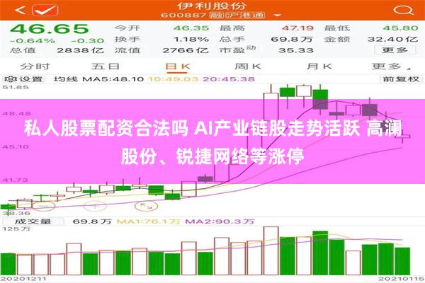 私人股票配资合法吗 AI产业链股走势活跃 高澜股份、锐捷网络等涨停